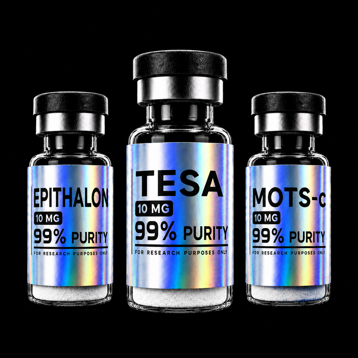 Longevity Stack — Epithalon, MOTS-c, Tesamorelin